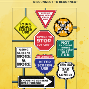 “Screen Warning Signs” Poster